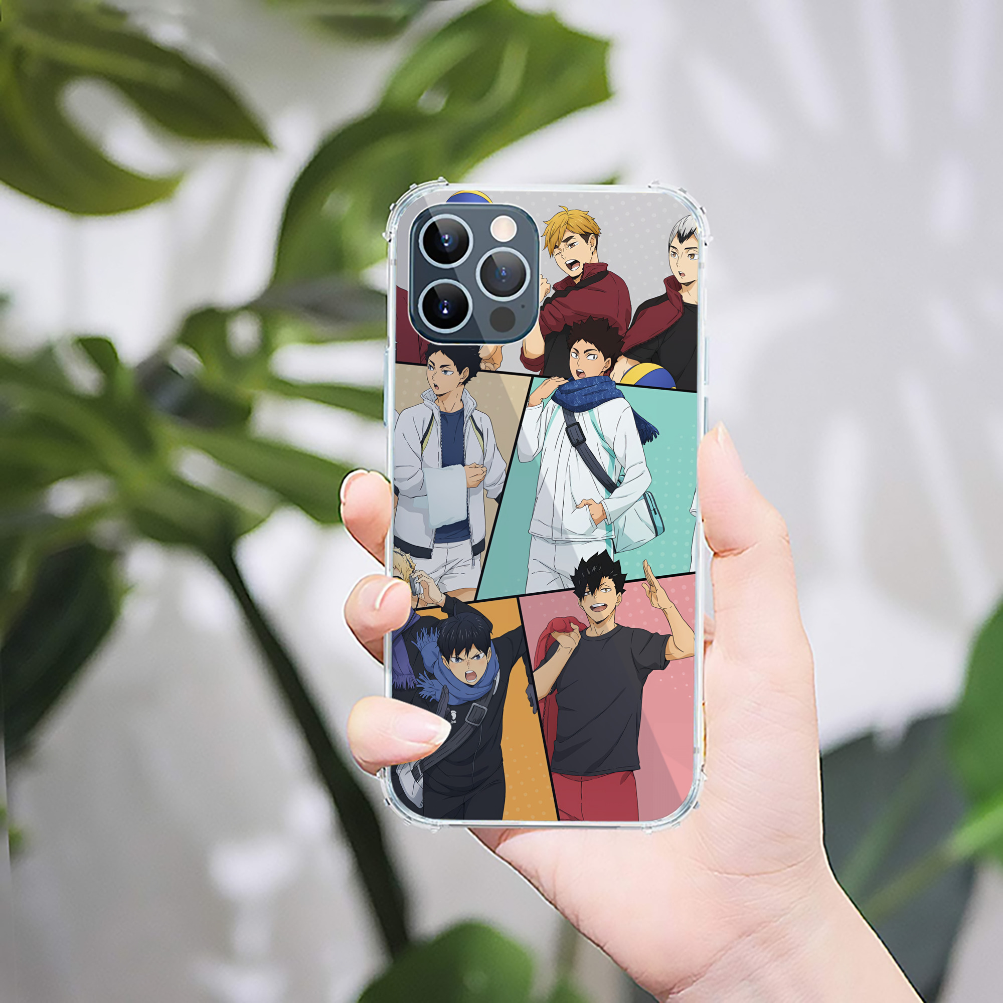 （画像用） ハイキュー!! Haikyu!! 【iPhone 12シリーズ対応】透明スマホケース（クリアソフトケース）